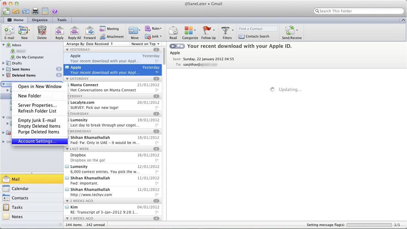 setting up hotmail in outlook 2011 for mac